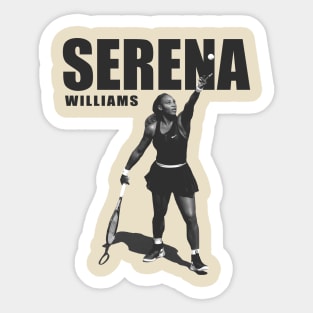 Serena williams Sticker